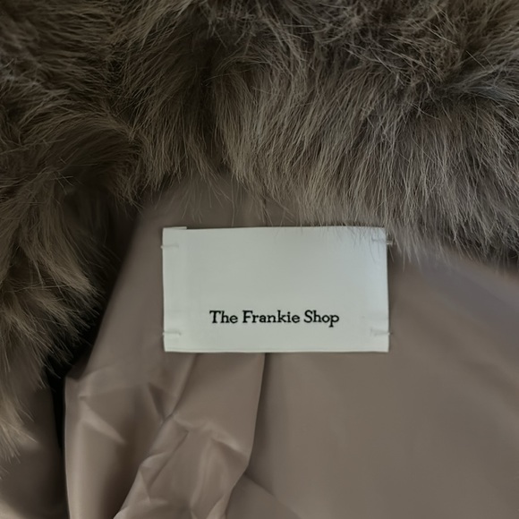 The Frankie Shop - Sabrina Faux Fur Jacket - Mocha - Picture 4 of 6